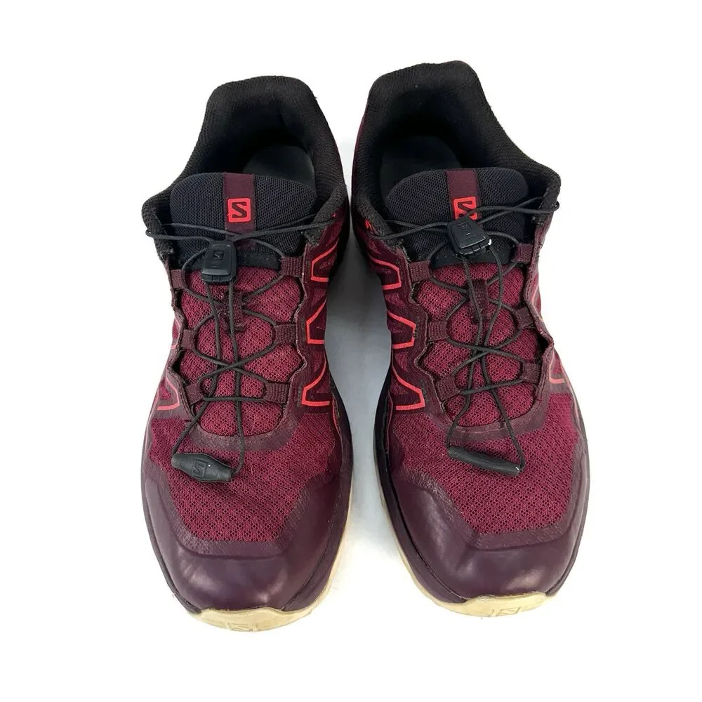 Salomon XA TAKEO Women's Size 9.5 Burgundy Trail Running Hiking Sneaker 410826